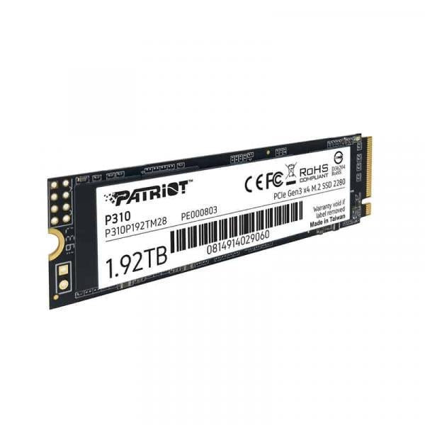 Patriot P310P192TM28P310 P310 SSD, 1920 GB, M.2 2280, Einzelhandel, 2100 1800 MB S., 280K 250K IOPS