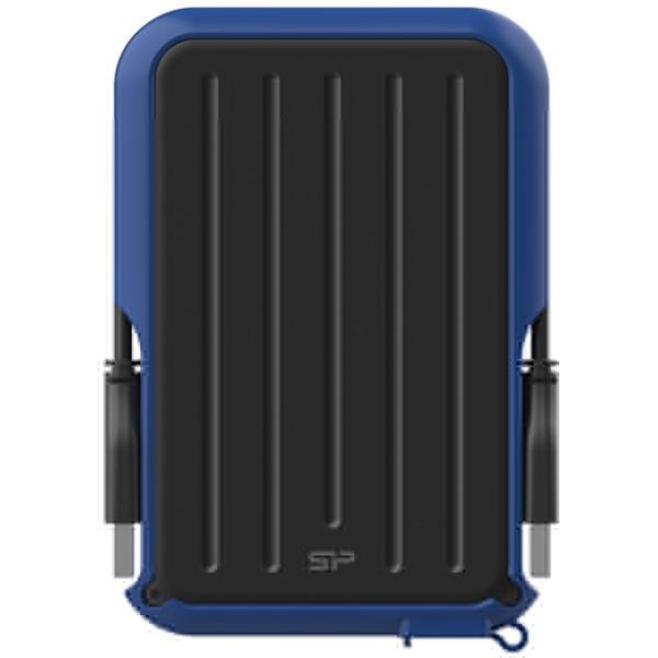 Silicon Power SP010TBPHD66SS3B Armor A66 Portable HDD, 1 TB, USB3.2 Gen 1, Mil-Std