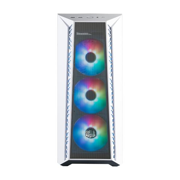 Cooler Master MB520-WGNN-S00 Masterbox 520 Mesh White, ATX, MIDI, Rand-to-Edge-transparentes Fenster