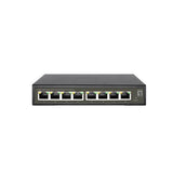 LevelOne GES-908P Hilbert 8-Port Gigabit Poe Smart Lite Managed L2 Switch, 8x Poe, 112W, 802.3at AF