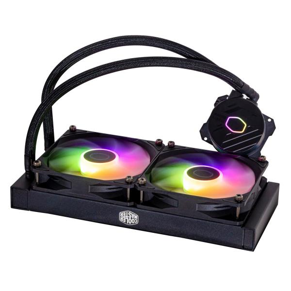 Cooler Master MLW-D24M-A18PZ-R1 Masterliquid 240L Core Argb, 4 broches, 2x 120 mm Argb, 27,2 DBA (MAX)