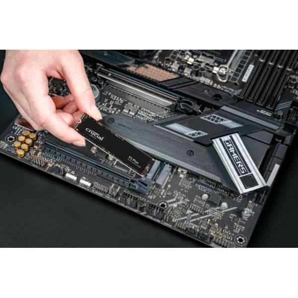 Afgørende afgørende CT1000P3PSD8 P3 plus SSD, 1TB, M.2 2280, NVME PCIE, INTERN, RETAIL