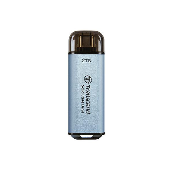 Transcend TS512GESD300C ESD300C Externí SSD, 500 GB, USB typu-C, 10 Gbps, 1050 950 MB S, modrá