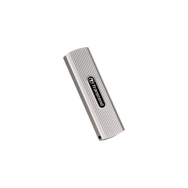 Transcend TS2Tet320a ESD320A Externí SSD, 2 TB, USB 10 Gbps, typ-A, 1050 950 MB, stříbro