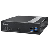 Shuttle DL30N Slim Barebone PC, 1,35L, IINTEL N100 Lüfter, DDR5, 2x 2,5 GBE, HDMI 2,0B, 65W, 24 7