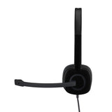 Logitech 981-000589 H151 Stereo -headset, Wired, Office Call Center, 20 - 20000 Hz, headset, sort