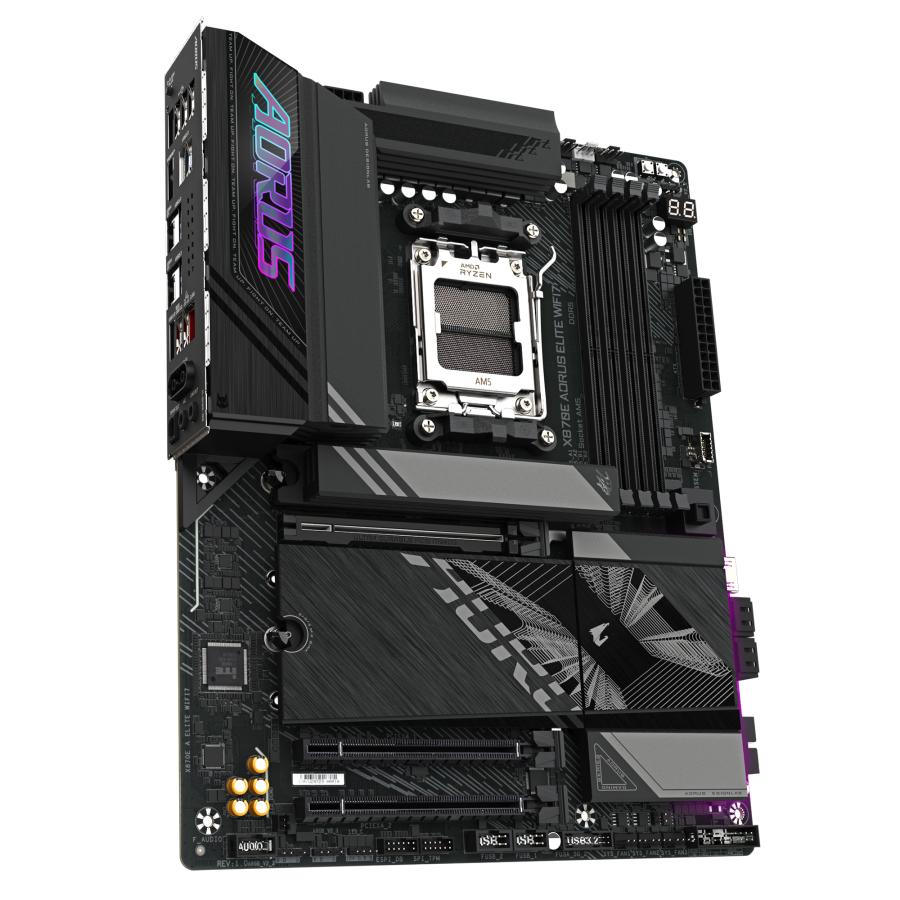 Gigabyte X870E A ELITE WIFI7, ATX, AMD AM5, X870, 4X DDR5, USB4, 2,5 GBE, Wi-Fi 7, PCIE 5.0