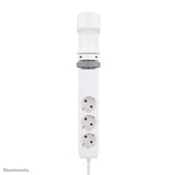 Neomounts DS22-840WH6 SECKE DE ESCRITO CON CLAMP, 1,4 m, interior, tipo F, plástico, blanco, entrega de energía