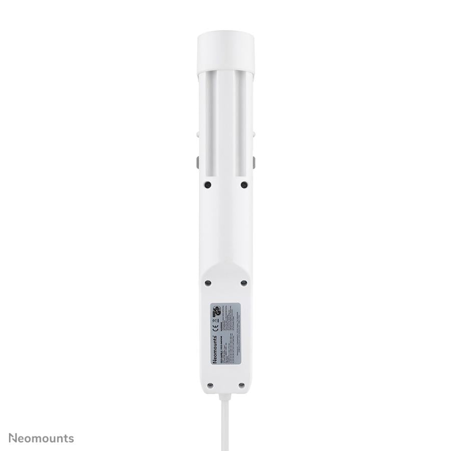Neomounts DS22-840WH6 SECKE DE ESCRITO CON CLAMP, 1,4 m, interior, tipo F, plástico, blanco, entrega de energía