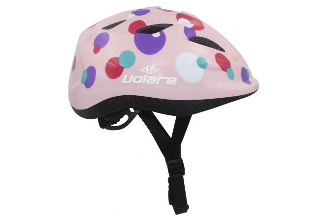 Volare sykkelhjelm - barn - rosa - 47-51 cm