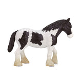 Mojo Horse World Clydesdale Pferd Schwarz und Weiß 387085