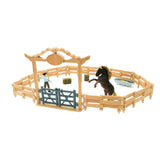 Mojo Corderland Western Ranch mat Päerd a Cowboy Play Play Set 380064