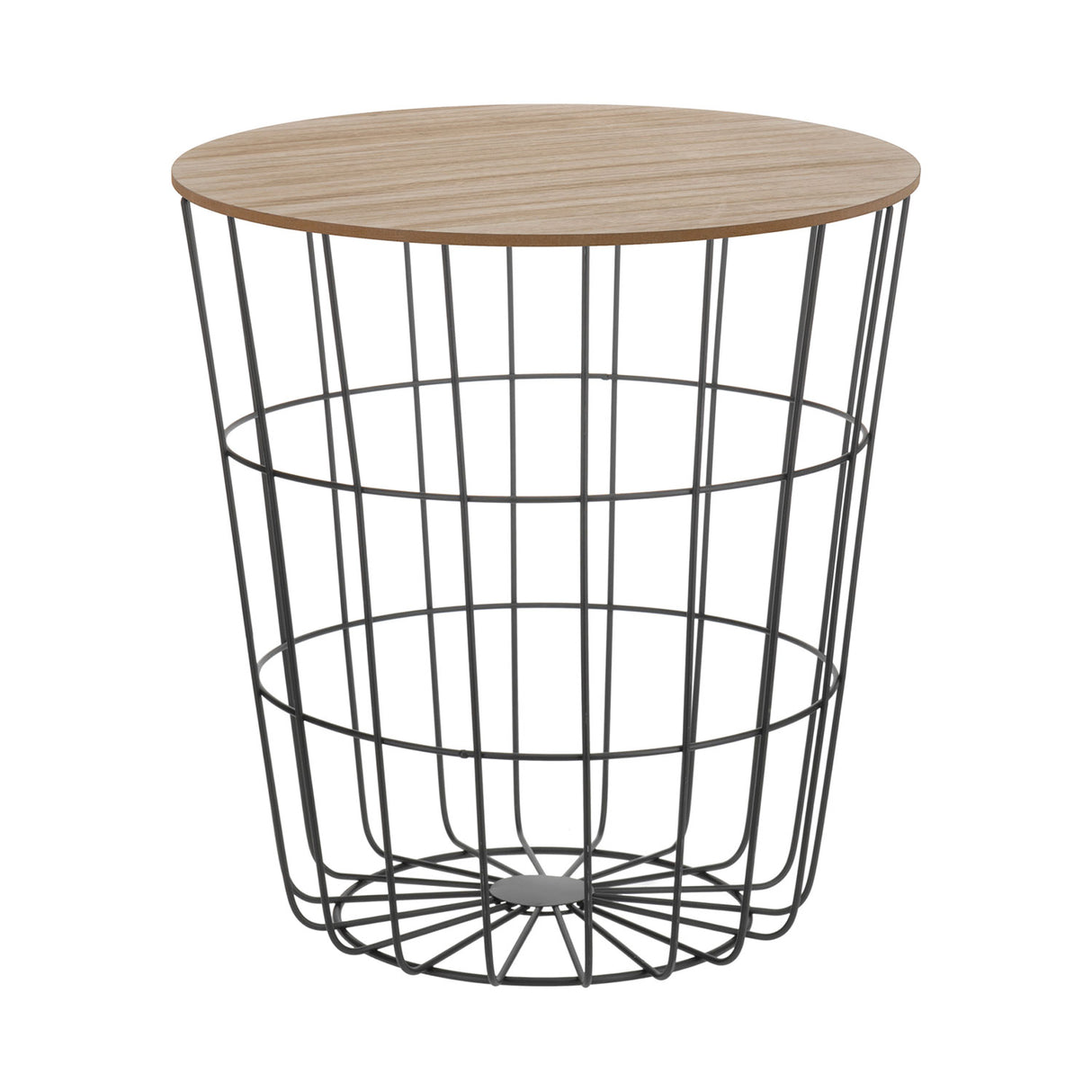 Sidebord metal ledning sort