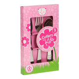Coudlery Set en acier inoxydable, 3dlg. rose