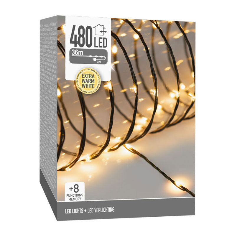 Oświetlenie LED 480 LED Extra ciepła biała