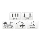 Oświetlenie LED 480 LED Extra ciepła biała