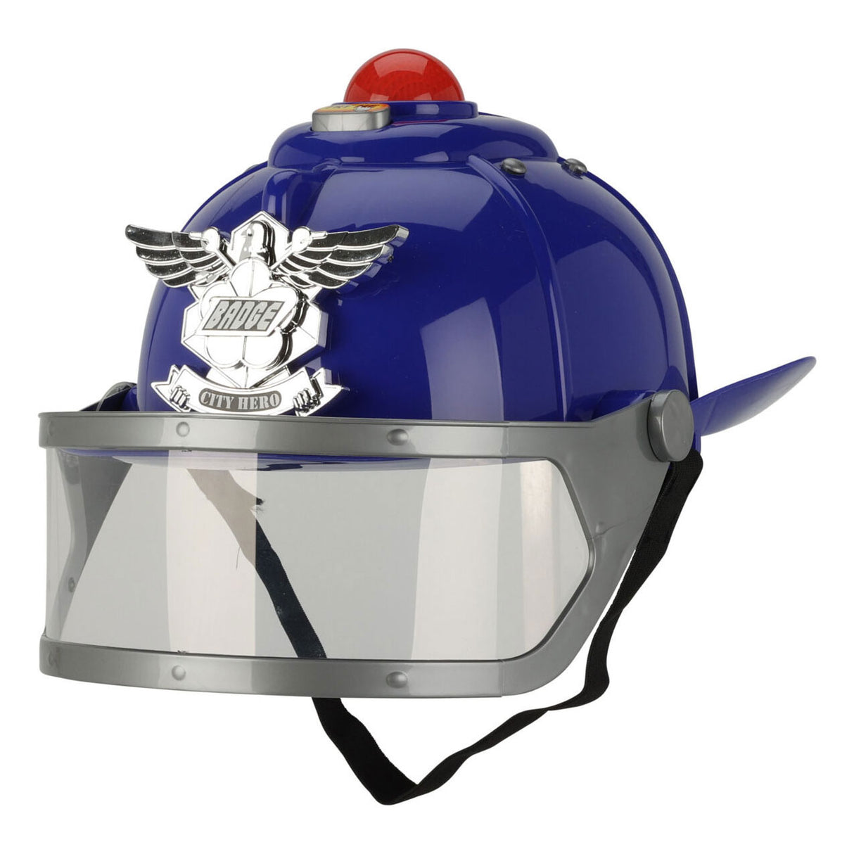 Helmet police with light and sound