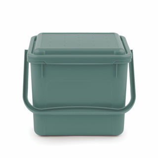 Rotho Bio Waste Bin 4.5L Mistletoe Green