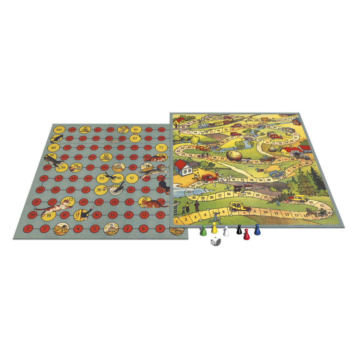 Selecta Brettspielspiele von da an - Auto Race Kat Mouse