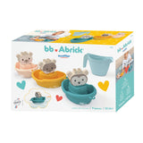 Abrick Bath Boats Animals con lata de riego, 7dlg.