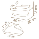 Smoby - Baby Nurse Bath s funkcemi a příslušenstvím 3DLG.