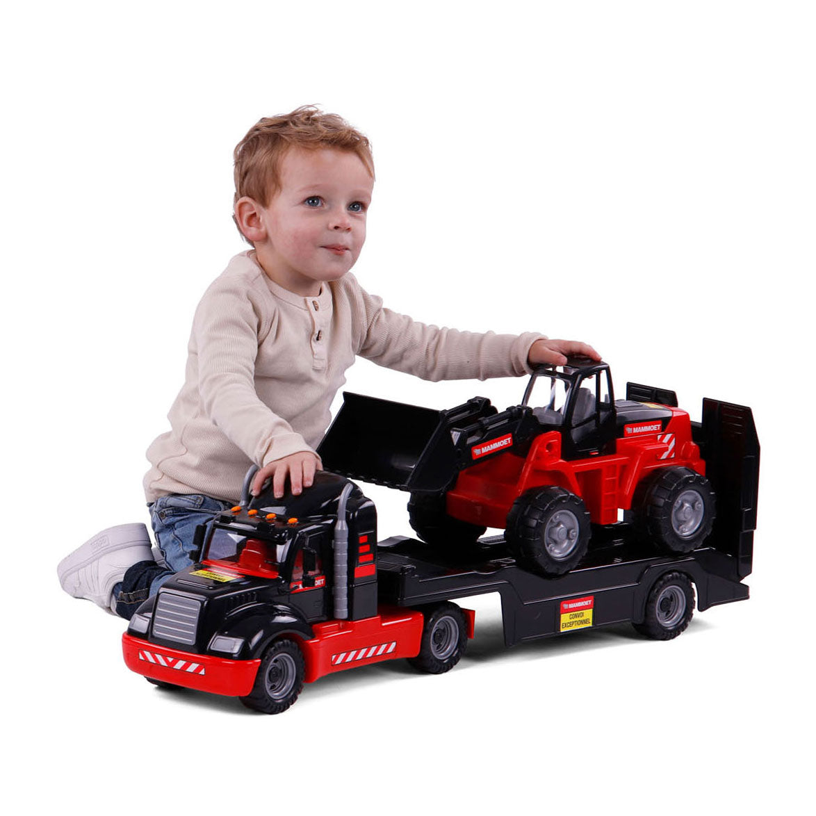Cavallino Mammoet Torpedo camion con bulldozer, scala 1:16