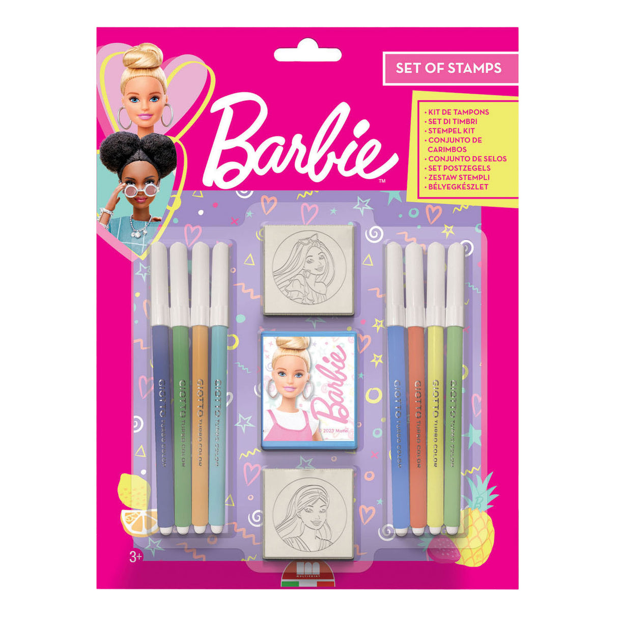 Multiple Barbie Stamp Set, 11dlg.