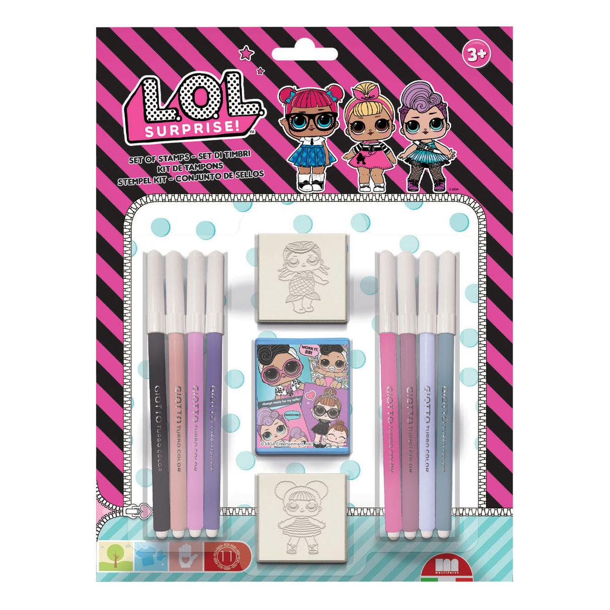 Multiprint L.o.l. Iwwerraschungstamp Set, 11DLG.