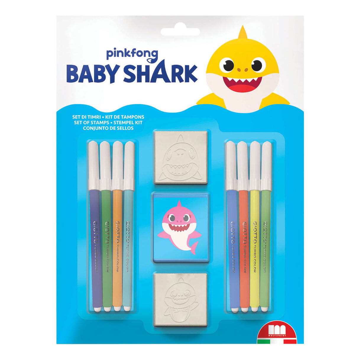 Zestaw znaczników wielofunkcyjnych Shark. 11dlg.