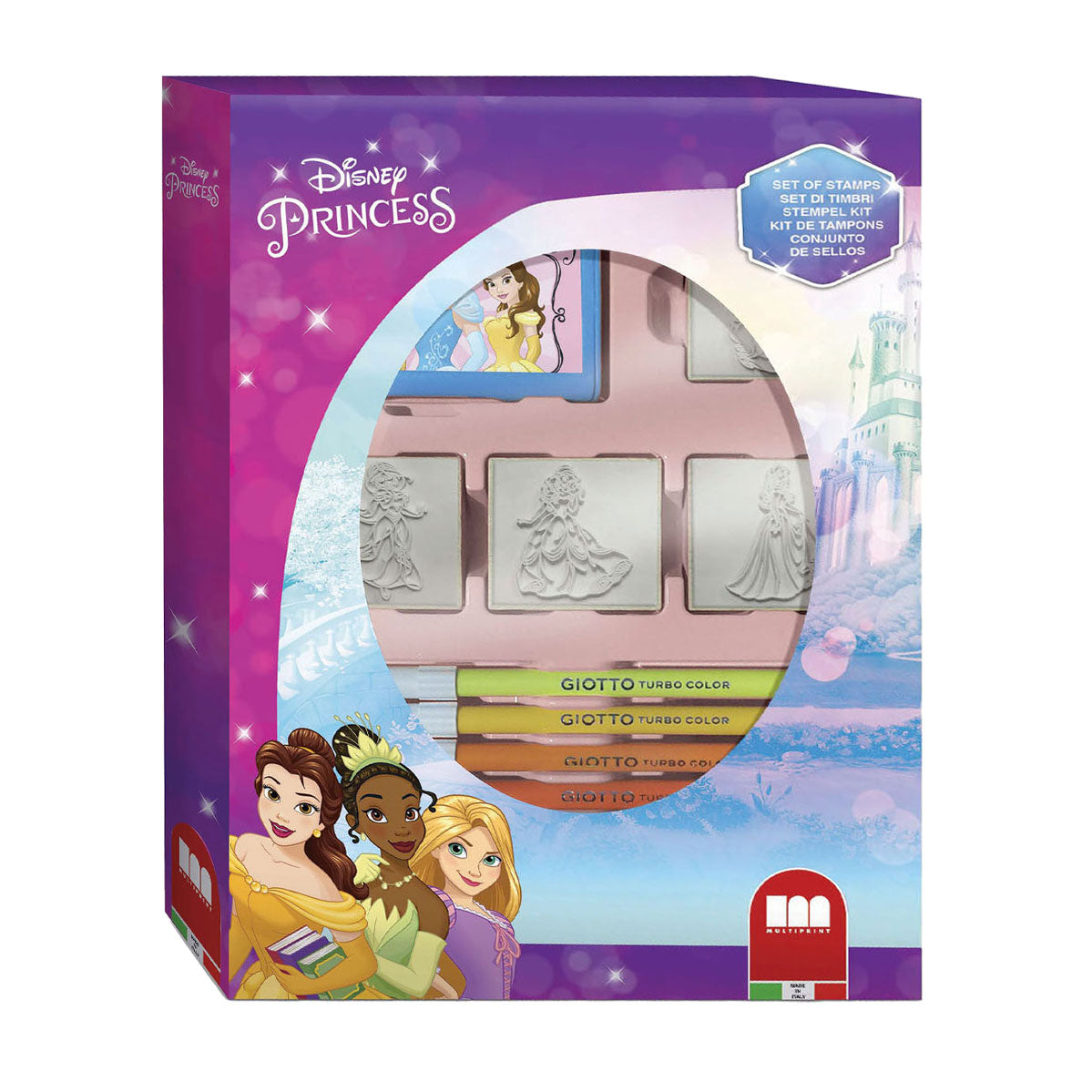 TIMPRING MULTIPRINT Princess Set con 4 francobolli