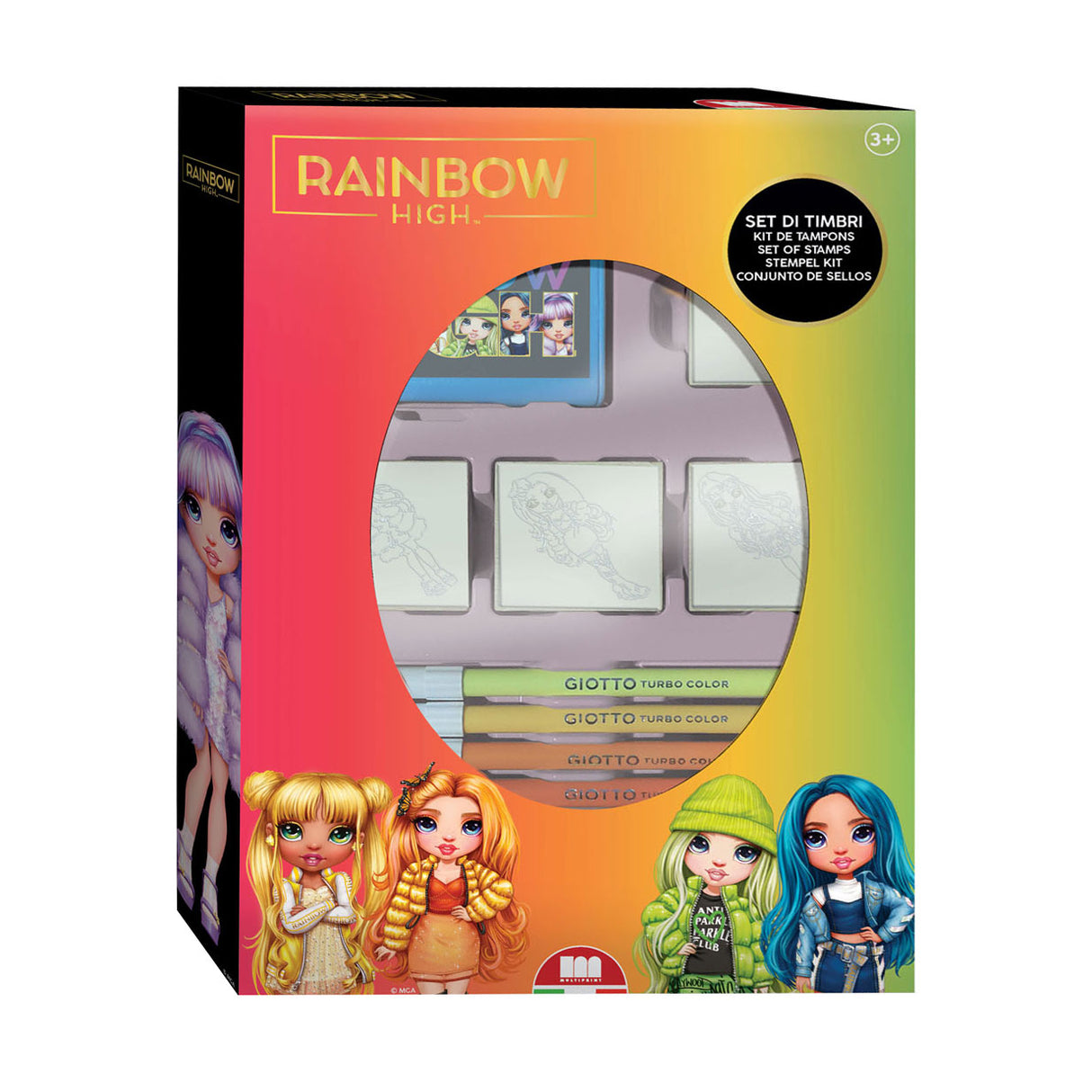 Set známek Rainbow High Set se 4 známkami Rainbow High