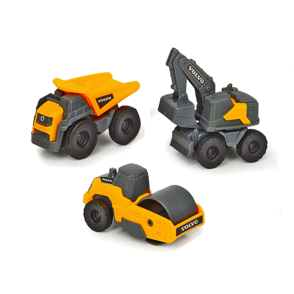 Dickie Volvo Micro Working Vehicles, 3 ..