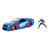 Jada Avengers Captain America with Auto 1:24