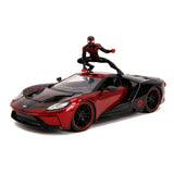 Jada Marvel Miles Morales Spiderman s 2017 Ford GT Auto 1:24