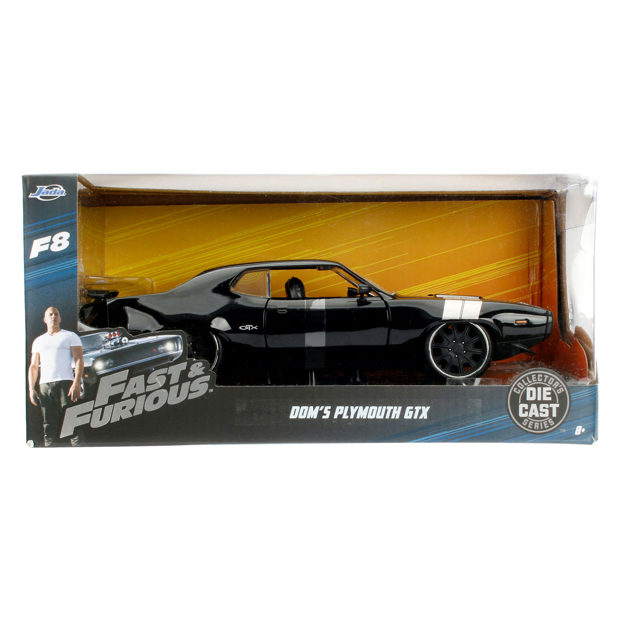 Jada Die Cast Fast Furious FF8 1972 Plymouth GTX Racauto 1:24