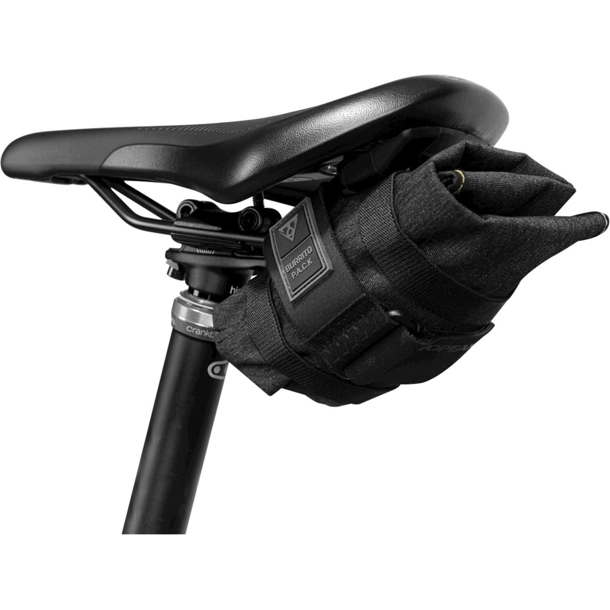 Topeak Burrito Pack Compacte Rolt Base for Toots i Klee Mestment Black Rower