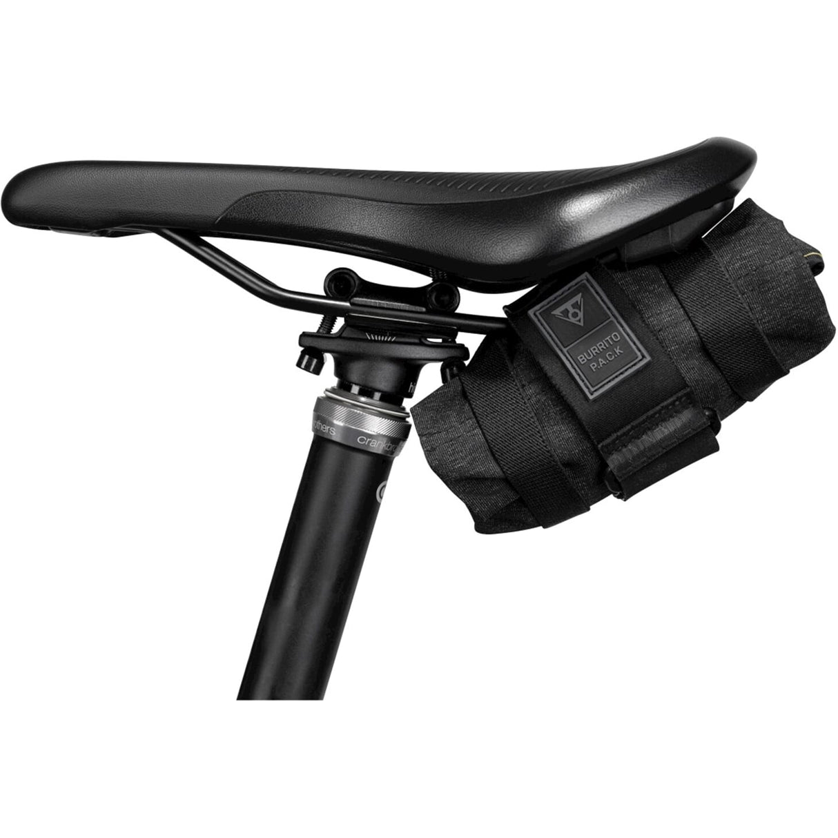 Topeak Burrito Pack Compacte Rolt Base for Toots i Klee Mestment Black Rower