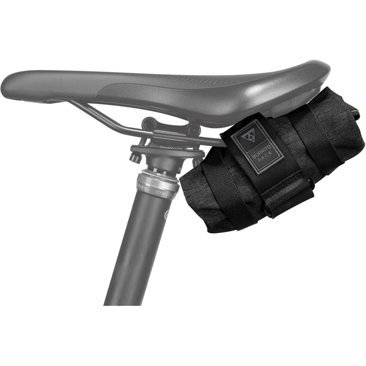 Topeak Burrito Pack Compacte Rolt Base for Toots i Klee Mestment Black Rower