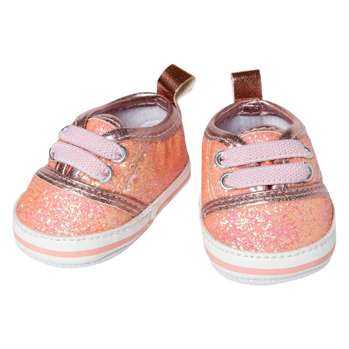 Heless Puppenschuhe Glitzer Sneaker Pink, 38-45 cm