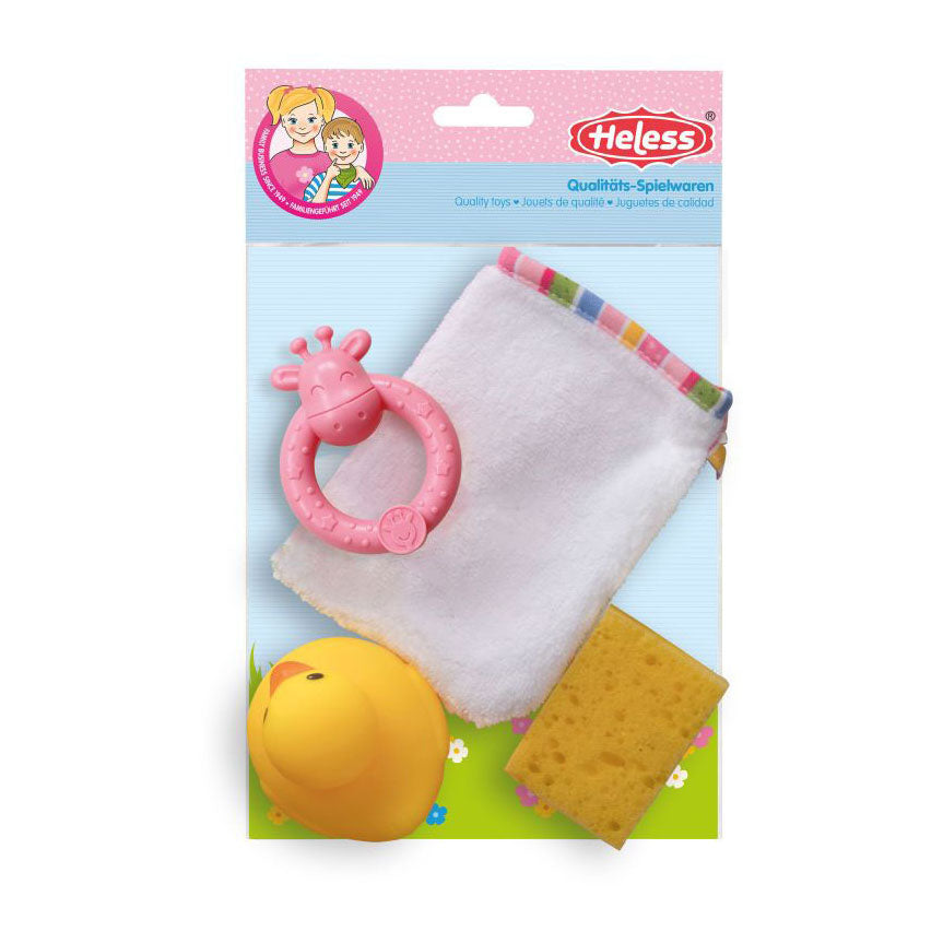 Washloth di Heless Doll con accessori, 4ldg.