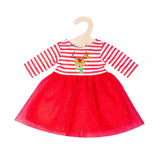 Heless Christmas dress with hair band Rendier, size 35-45 cm