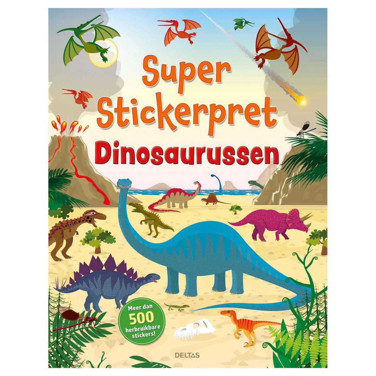 Deltas Super Sticker Fun - dinosauři