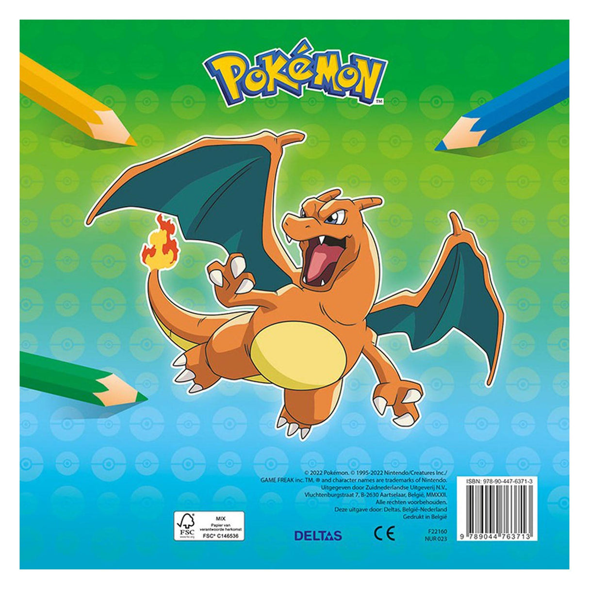 Deltas Pokemon Farbspaß Malbuchbuch
