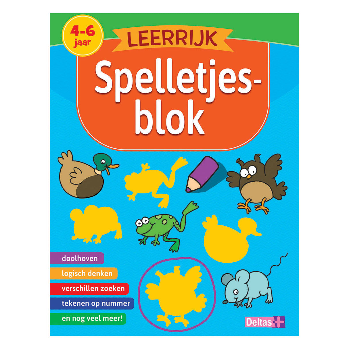 Deltas lærerig spilblok (4-6 y.)