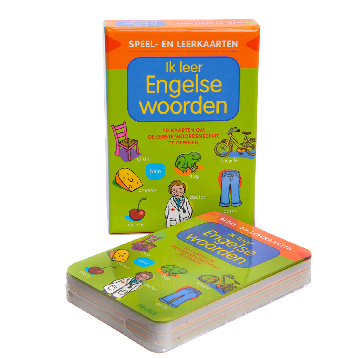 Ech léieren Englesch Wierder - Spill a Léierkaarten