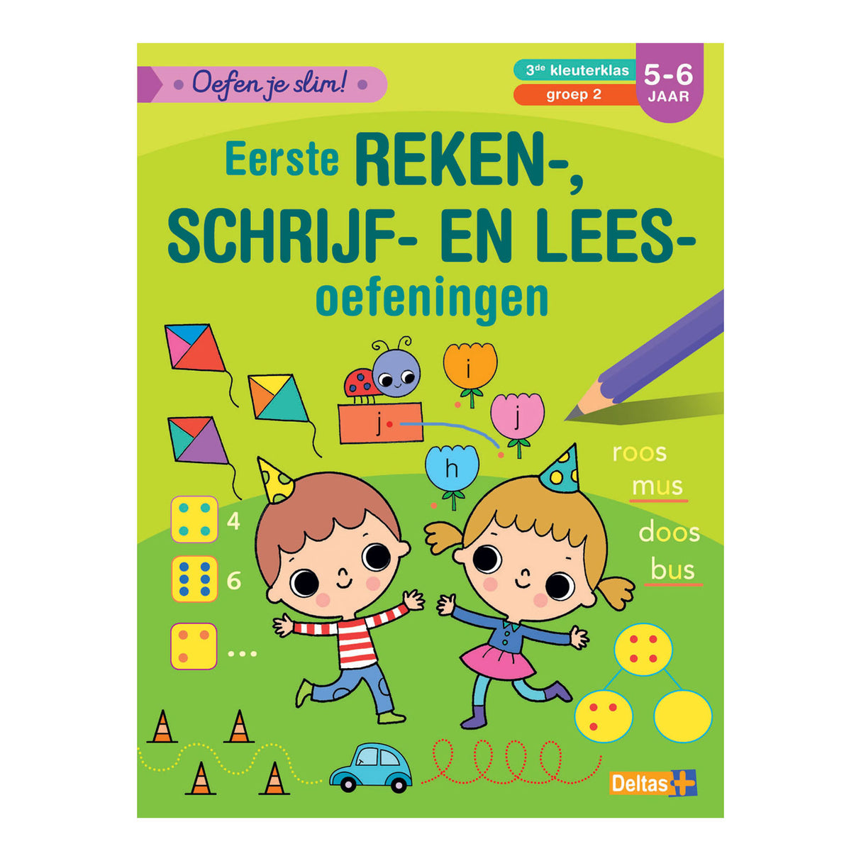 Primer ejercicios de cálculo y lectura, 5-6 años