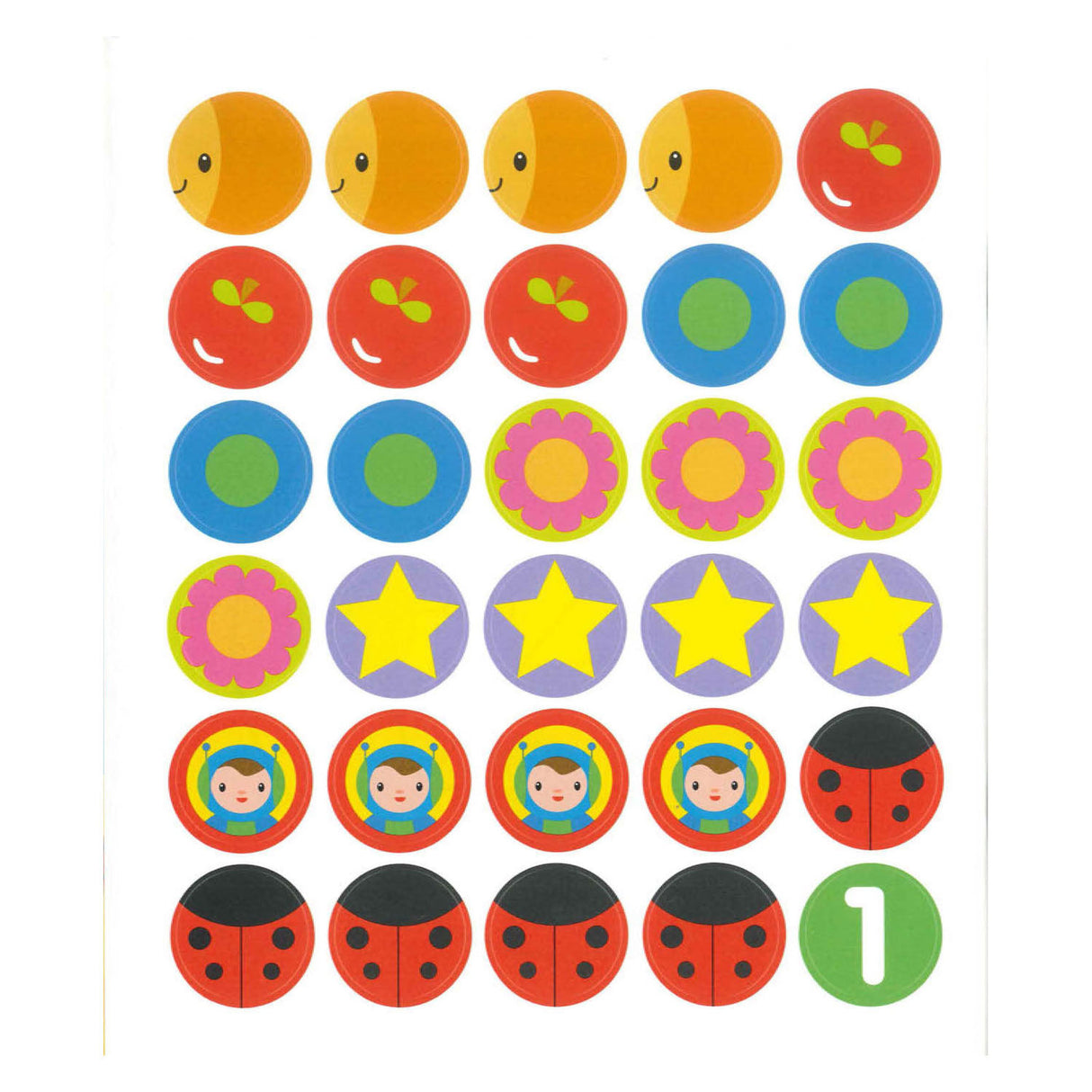 Deltas Super Fun Color and Sticker Book til de små