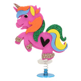 Make your own jumping spring figures