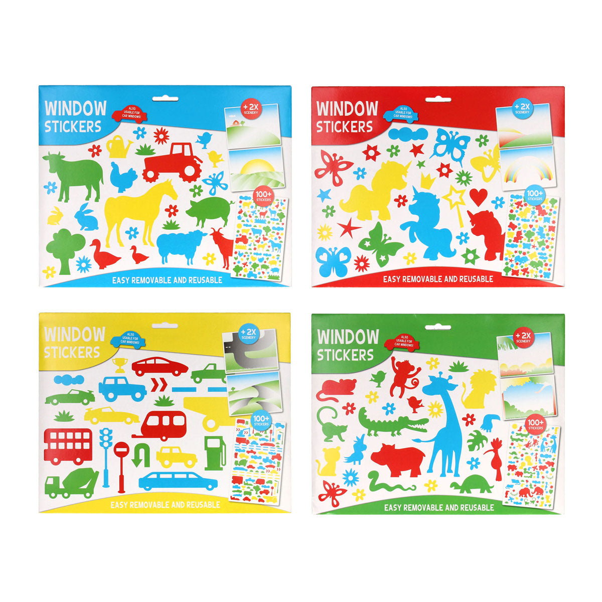 Window stickers reusable