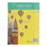Paisaje para colorear